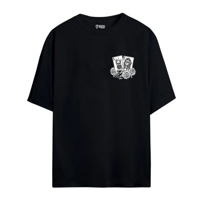 Gençwear Oversize Gang T-Shirt Siyah