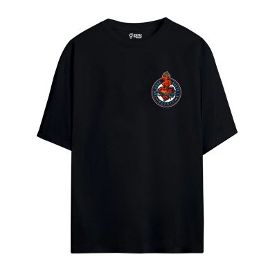 Gençwear Oversize Muerte T-Shirt Siyah