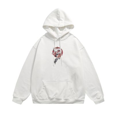 Gençwear Dragon Hoodie Unisex Beyaz