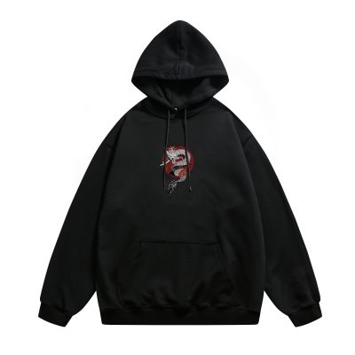 Gençwear Dragon Hoodie Unisex Siyah