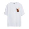 Gençwear Oversize Tiger T-Shirt Beyaz