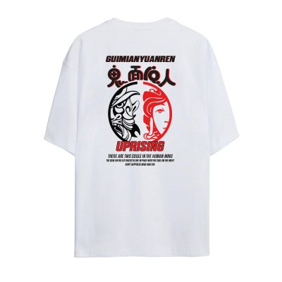 Gençwear Oversize Uprising T-Shirt Beyaz