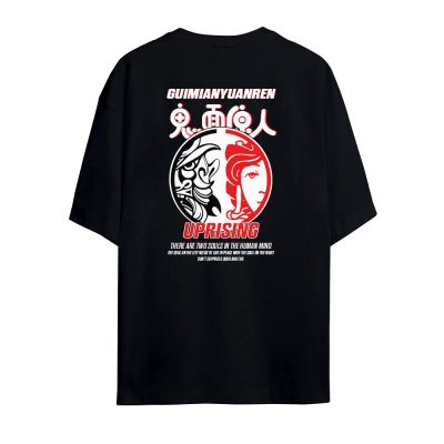 Gençwear Oversize Uprising T-Shirt Siyah