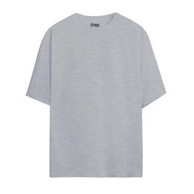 Gençwear Oversize Basic T-Shirt Gri